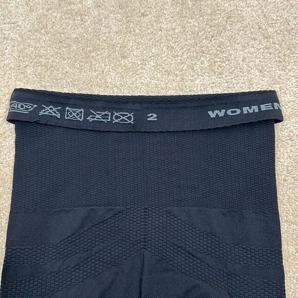 Falke Black Impulse Running Compression T-Shirt Women Falke Size 2 or U.S. Small - Picture 6 of 9